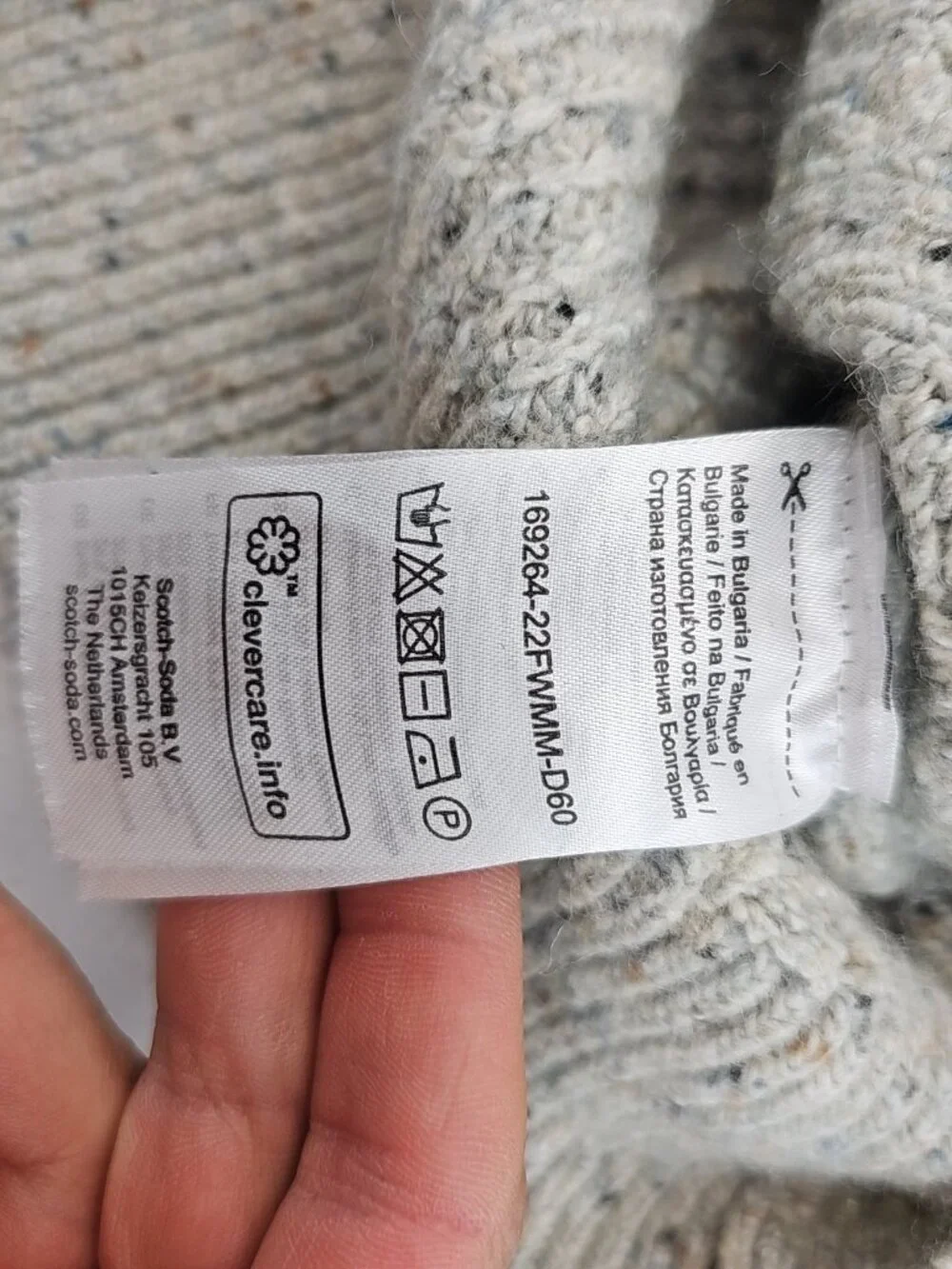 Scotch & Soda Cable Knit Anchor Sweater